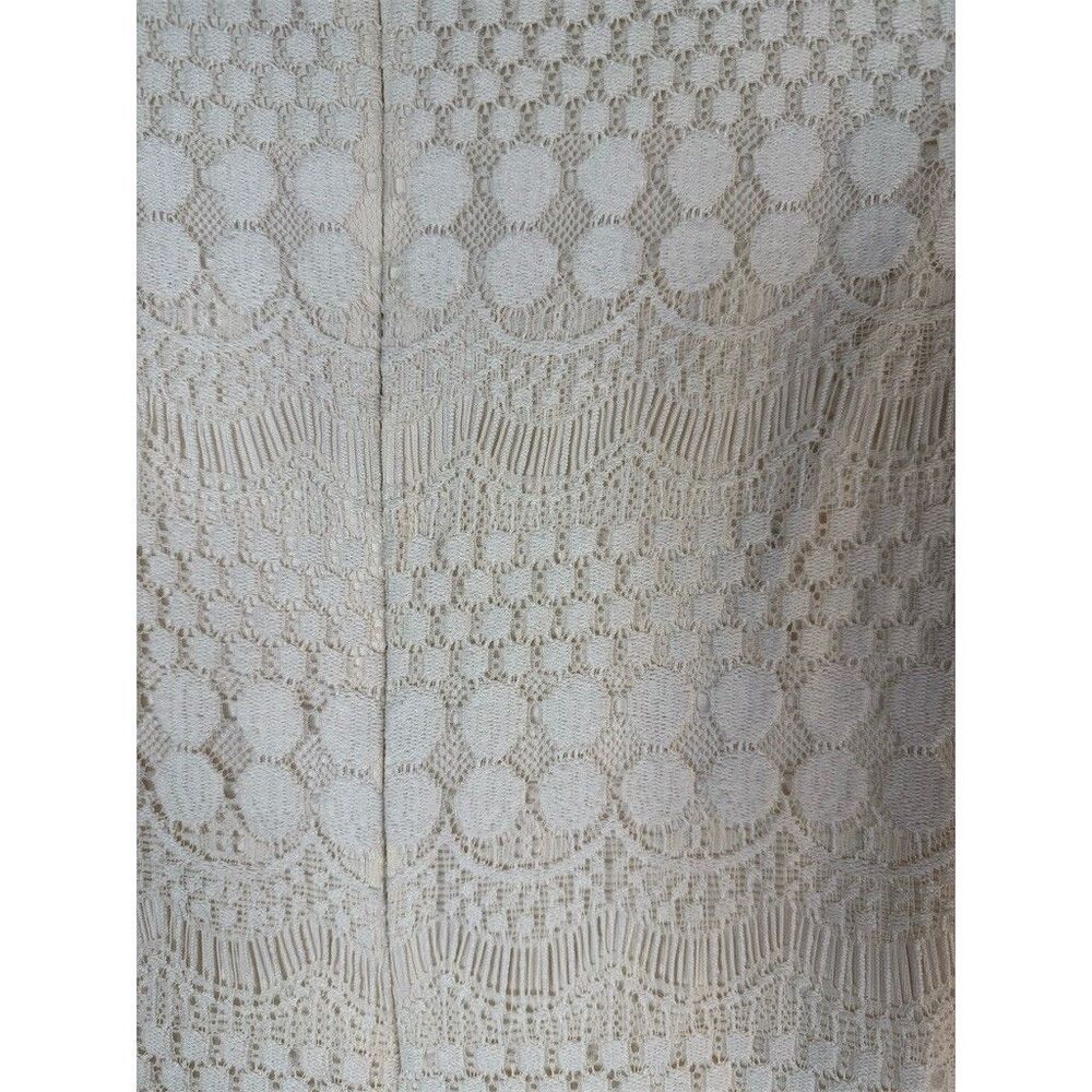 Jessica Howard Dress Womens Size 6 Ivory Lace Shift Sheath Knee Length - Picture 9 of 13